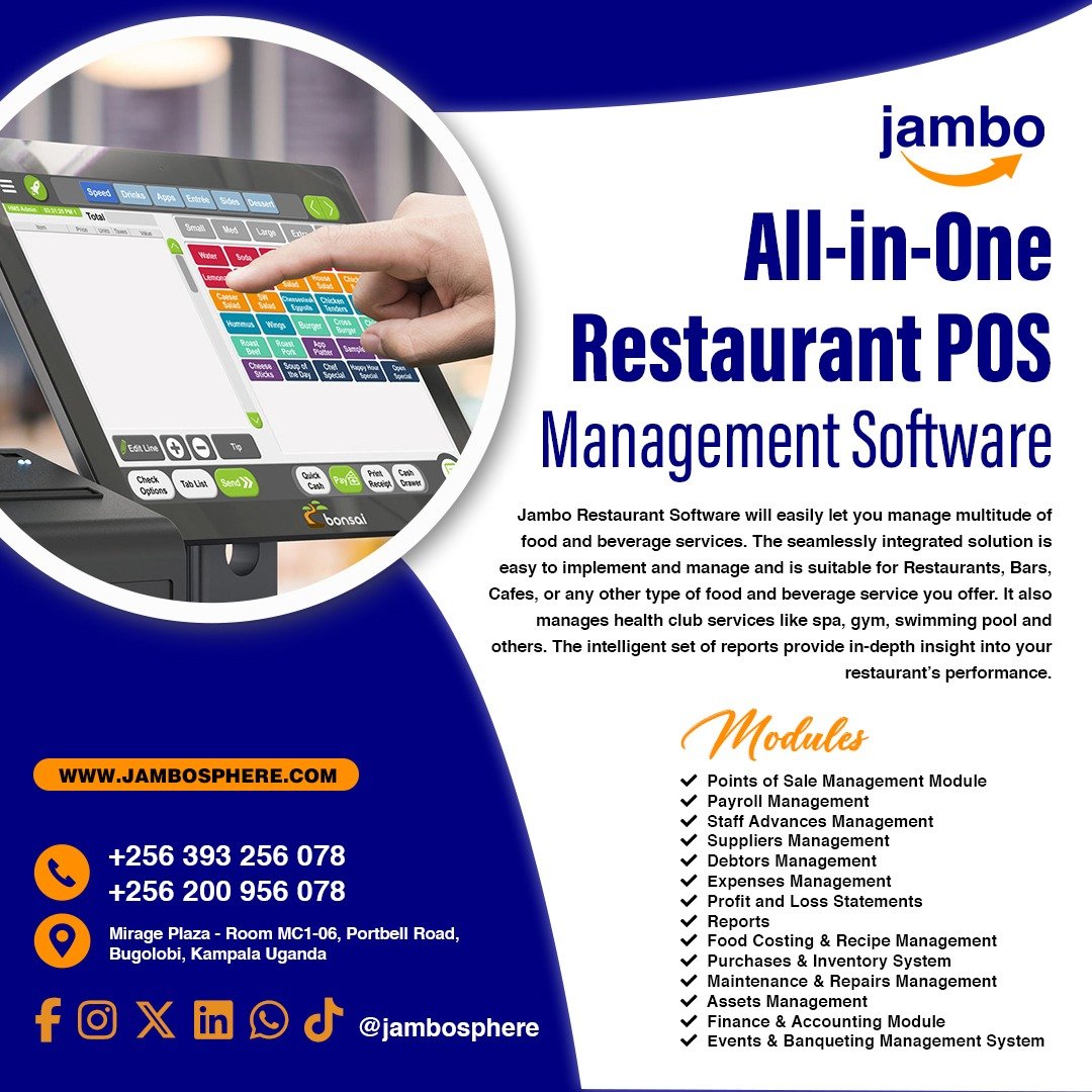 Jambo POS | Smart Point of Sale for Growing Hospitality Businesses